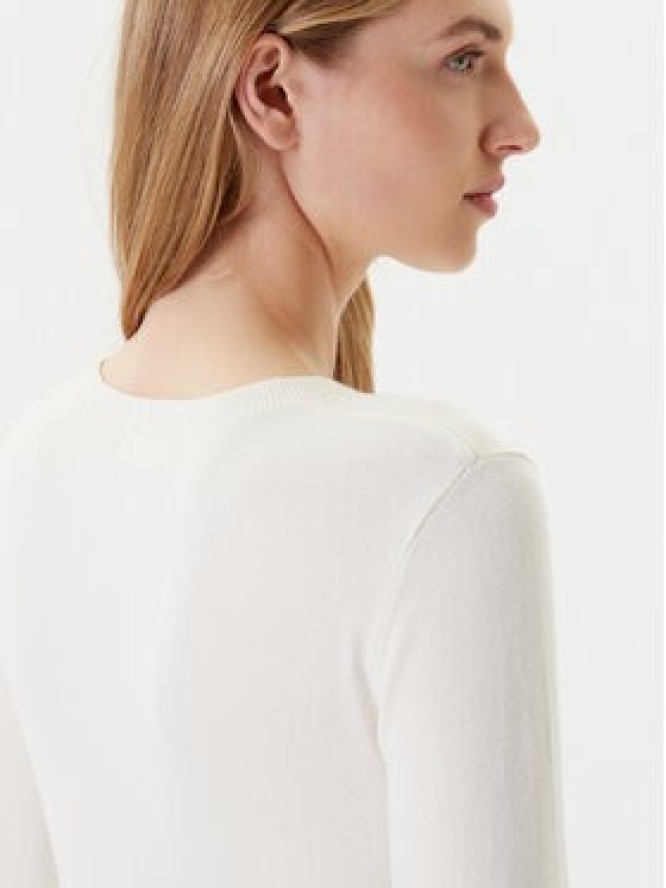 Guess Sweter W5YR23 Z2NQ2 Écru Regular Fit