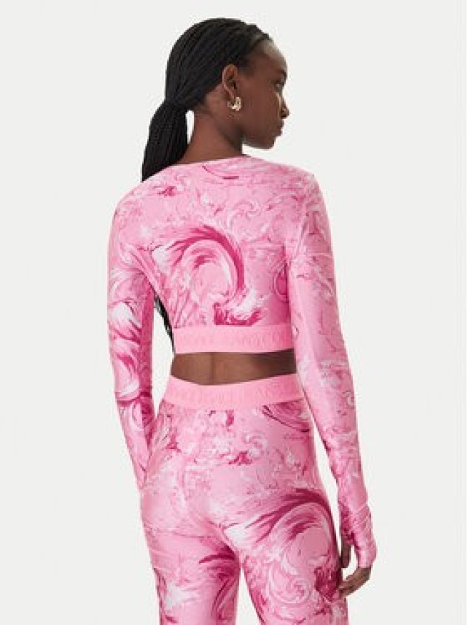 Versace Jeans Couture Bluzka 80HAH218 JS532 Niebieski Slim Fit