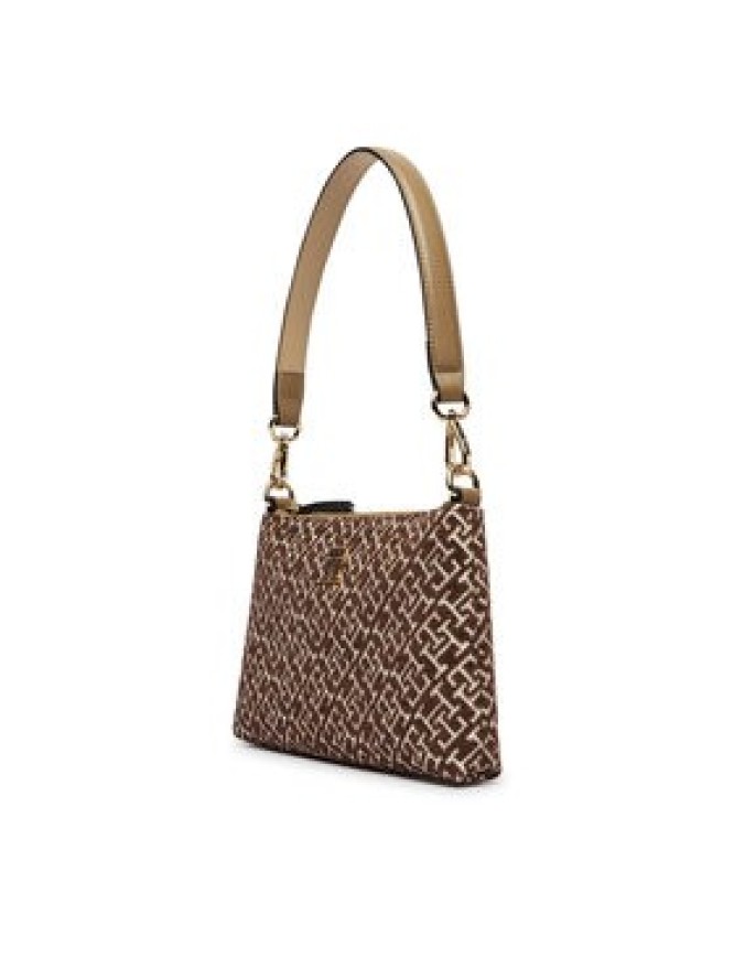 Tommy Hilfiger Torebka Th Jacquard Mini Shoulder Bag AW0AW19006 Brązowy