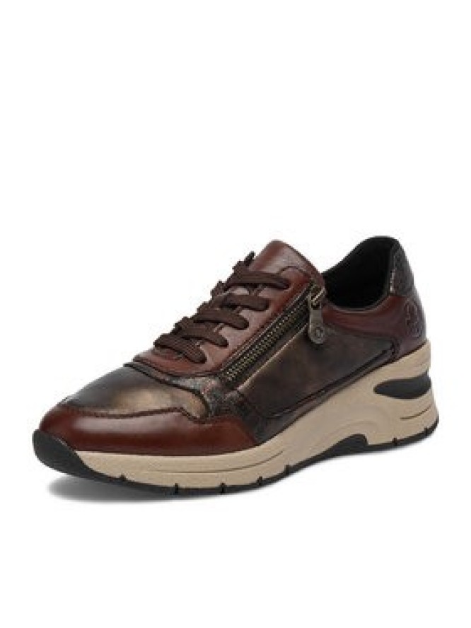 Rieker Sneakersy CEO-N9301-27 Brązowy ciemny