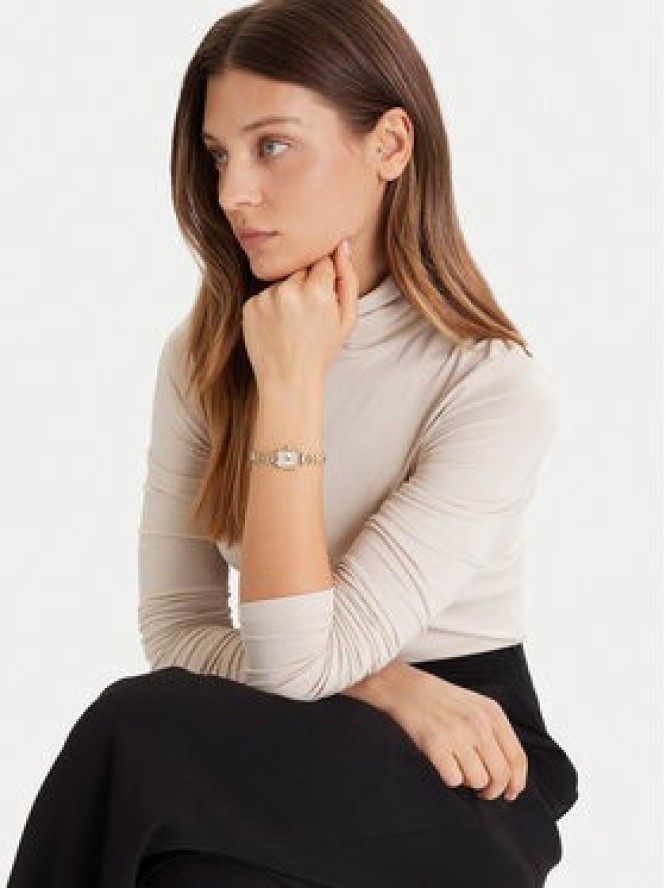 Daniel Wellington Zegarek Quadro Mini DW00100850 Złoty