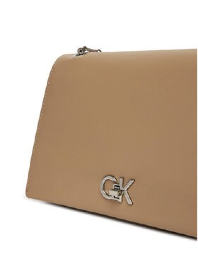 Calvin Klein Torebka Ck Medium Conv Chain Bag K60K612810 Beżowy
