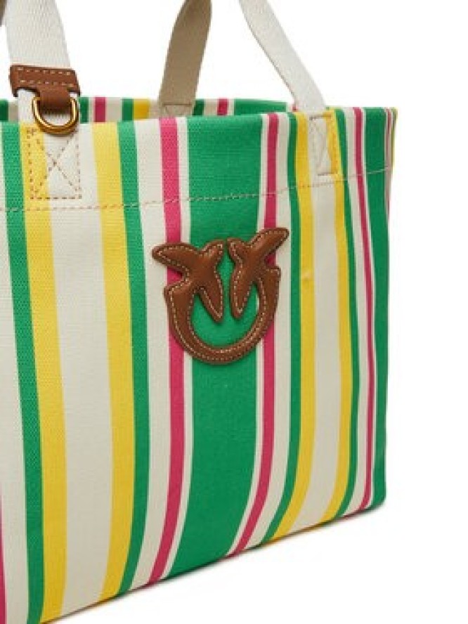 PINKO Torebka Shopping Bag Medium PE 25 PLTT 104753 A2G5 Zielony