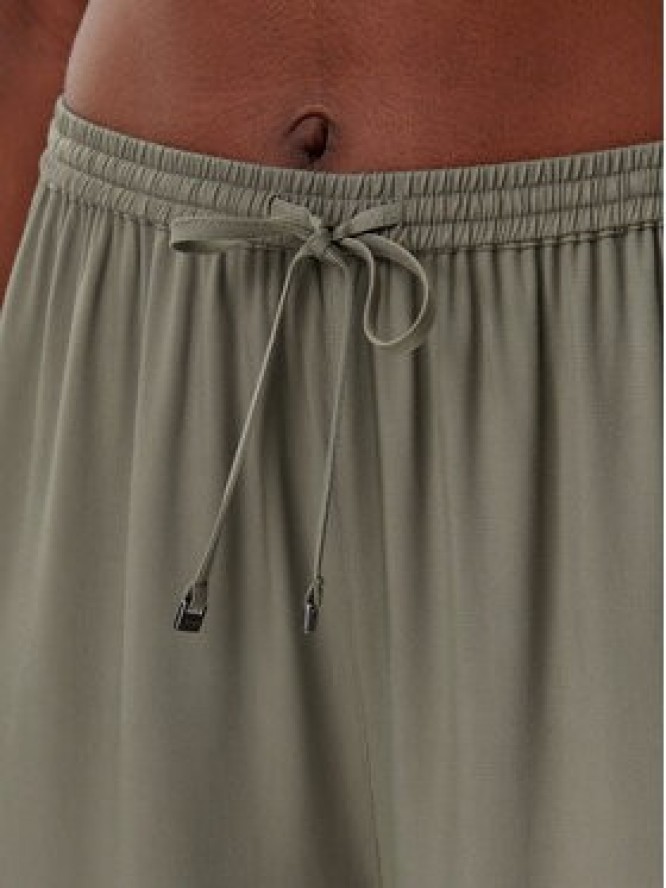 Calvin Klein Swimwear Spodnie materiałowe KW0KW02823 Zielony Relaxed Fit