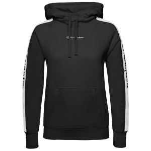 BLUZA DAMSKA SPORTOWA Z KAPTUREM CHAMPION HOODED SWEATSHIRT KOLOR CZARNY