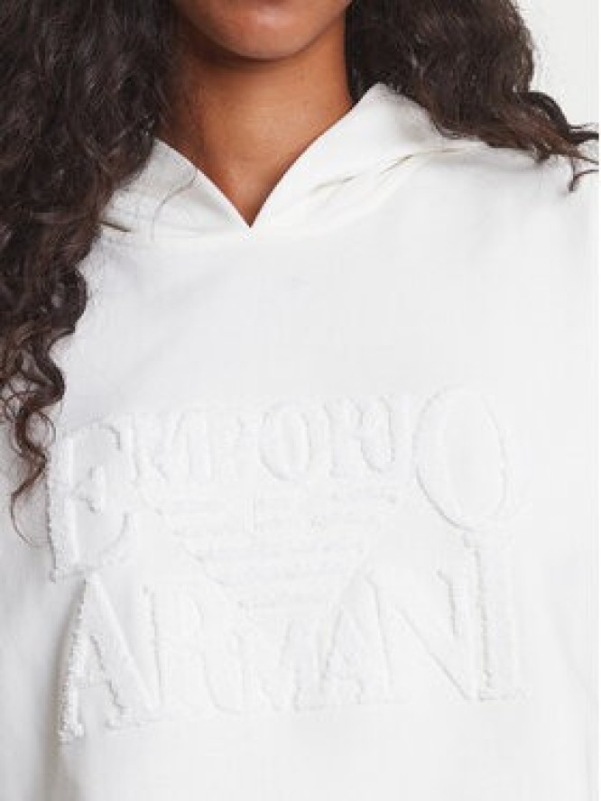 Emporio Armani Bluza EW000775 AF12186 U1131 Biały Loose Fit