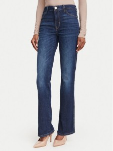 Guess Jeansy W6YA15 D1584 Granatowy Straight Fit