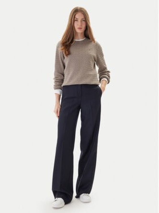 Tommy Hilfiger Sweter Fine WW0WW44993 Beżowy Regular Fit