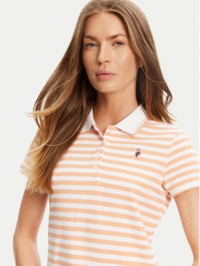 U.S. Polo Assn. Polo WUP1310 Pomarańczowy Regular Fit