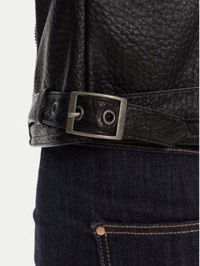 Guess Kurtka z imitacji skóry W5YL19 WHDS0 Czarny Regular Fit