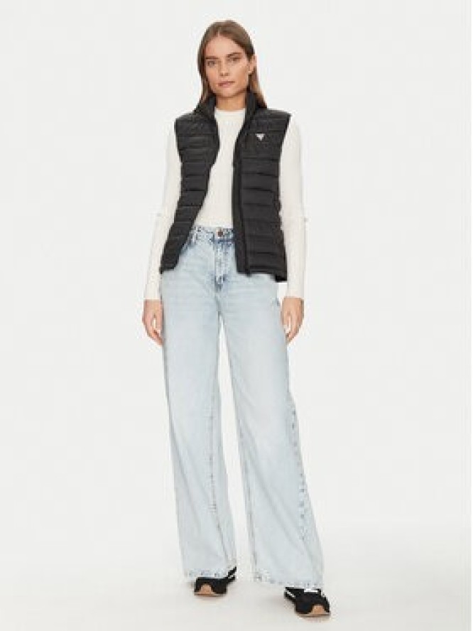 Guess Jeans Bezrękawnik W5RN55 WHAB2 Czarny Regular Fit
