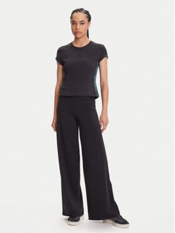 adidas T-Shirt Animal Print 3-Stripes JM1850 Czarny Slim Fit