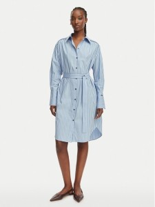 BOSS Sukienka koszulowa C_Delegant_3 50561950 Niebieski Regular Fit