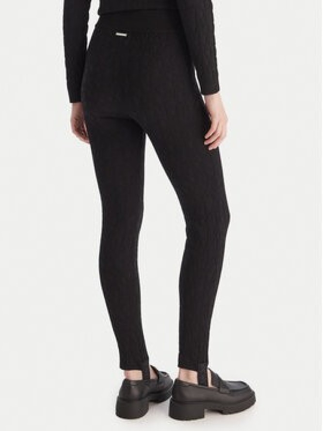 MICHAEL Michael Kors Legginsy MF530W7JWV Czarny Slim Fit