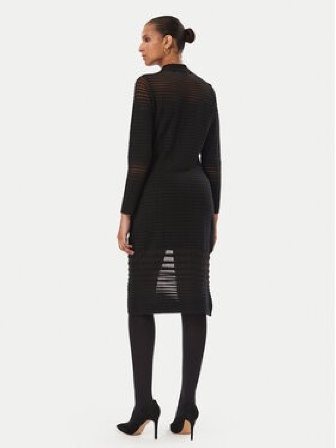 Rinascimento Sukienka koktajlowa CFM0012384003 Czarny Slim Fit
