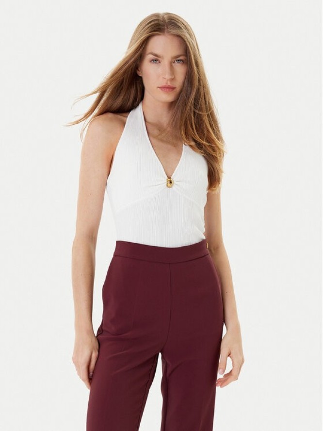 Marciano Guess Sweter 5YGR01 5875Z Écru Slim Fit