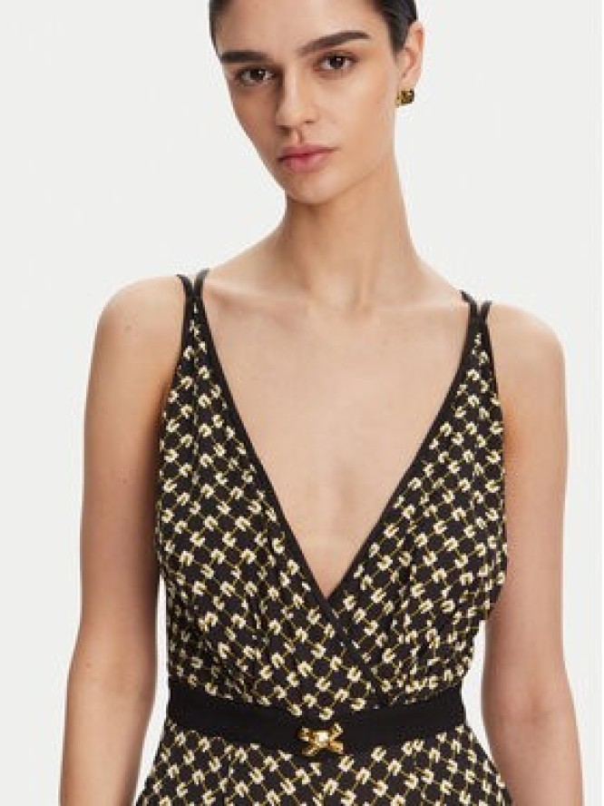 Elisabetta Franchi Kombinezon TU-035-51E2 Czarny Regular Fit