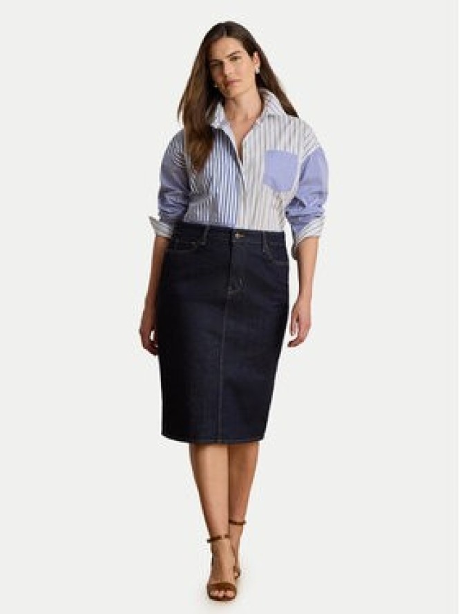 LAUREN RALPH LAUREN Spódnica ołówkowa 200P14644001 Granatowy Regular Fit