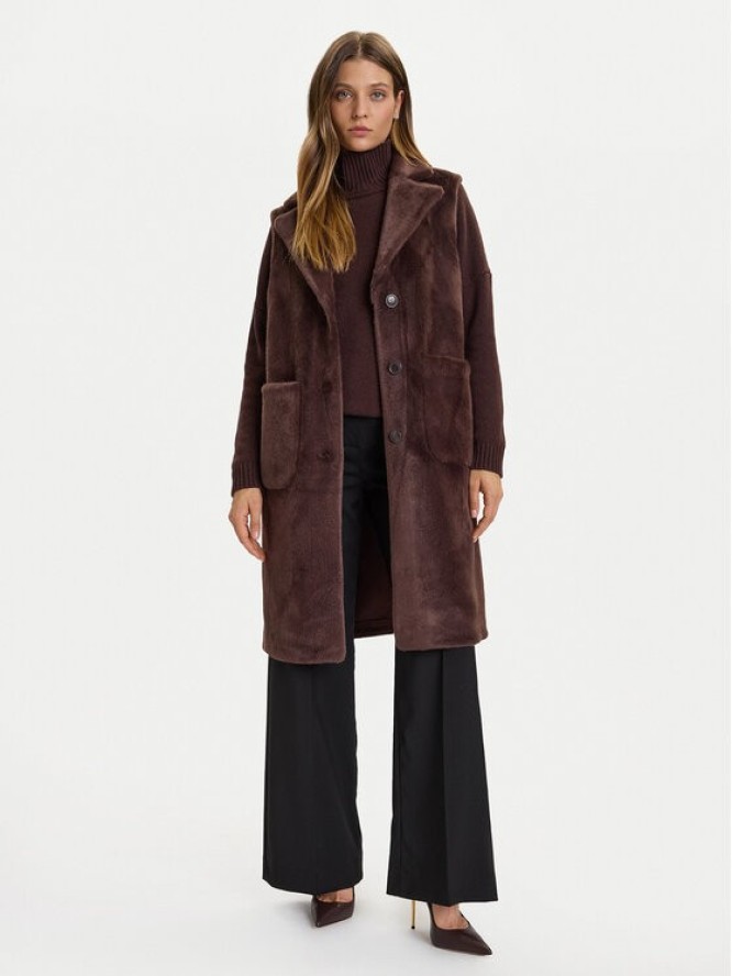 Rinascimento Bezrękawnik CFC0122206003 Brązowy Regular Fit