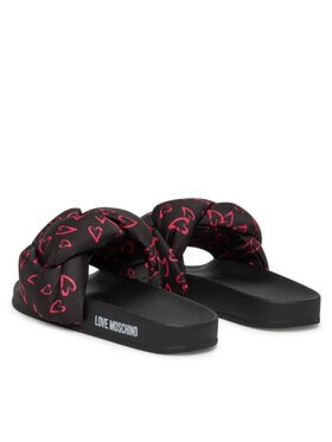 LOVE MOSCHINO Klapki JA28312G0MIW100C Czarny