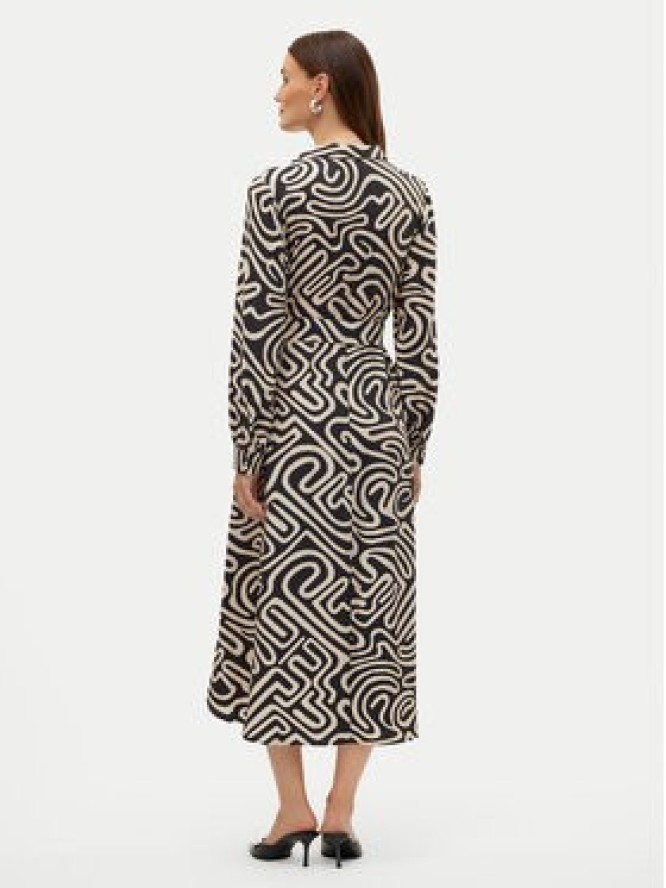 Vero Moda Sukienka koszulowa Vigdis 10323267 Czarny Regular Fit