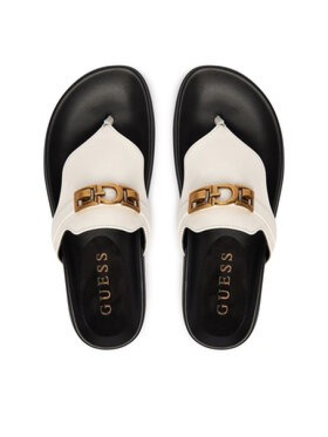 Guess Japonki FLJFRR LEA03 Biały