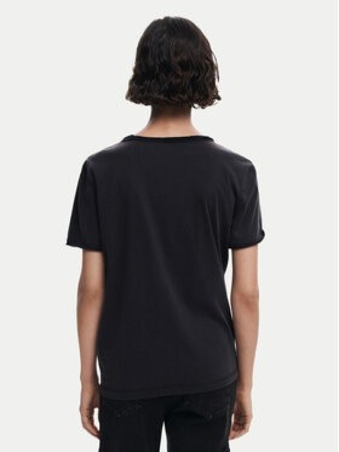 Desigual T-Shirt Mickey Joker 25SWTKAG Czarny Regular Fit