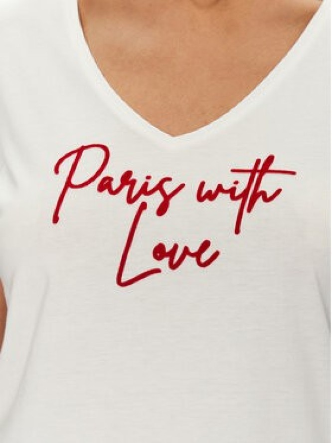 Morgan T-Shirt 251-DSAILOR Biały Relaxed Fit