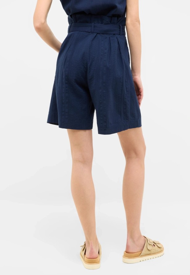 Damskie Szorty Materiałowe Mustang Style Darrah Navy Blazer 1016586 5324