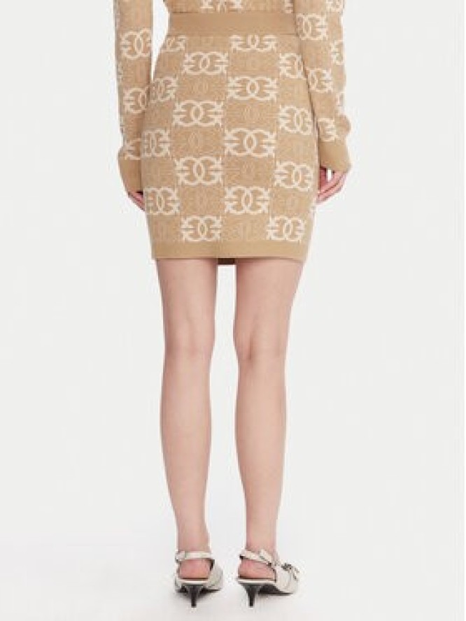 PINKO Spódnica mini Bang Bang 106040 A2YD Beżowy Slim Fit