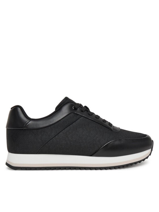 Calvin Klein Sneakersy Runner Lace Up - Jacq HW0HW02413 Czarny