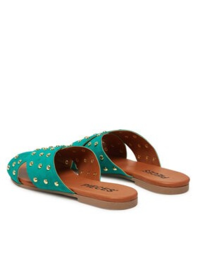 Pieces Klapki 17156837 Zielony