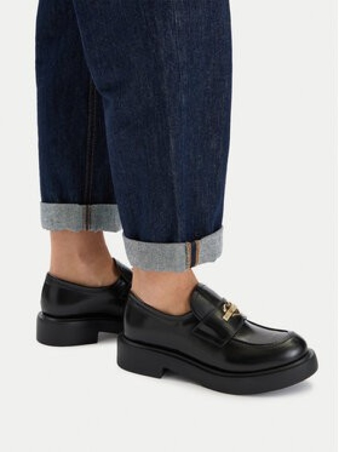 LOVE MOSCHINO Loafersy JA10404G1NJD000041 Czarny