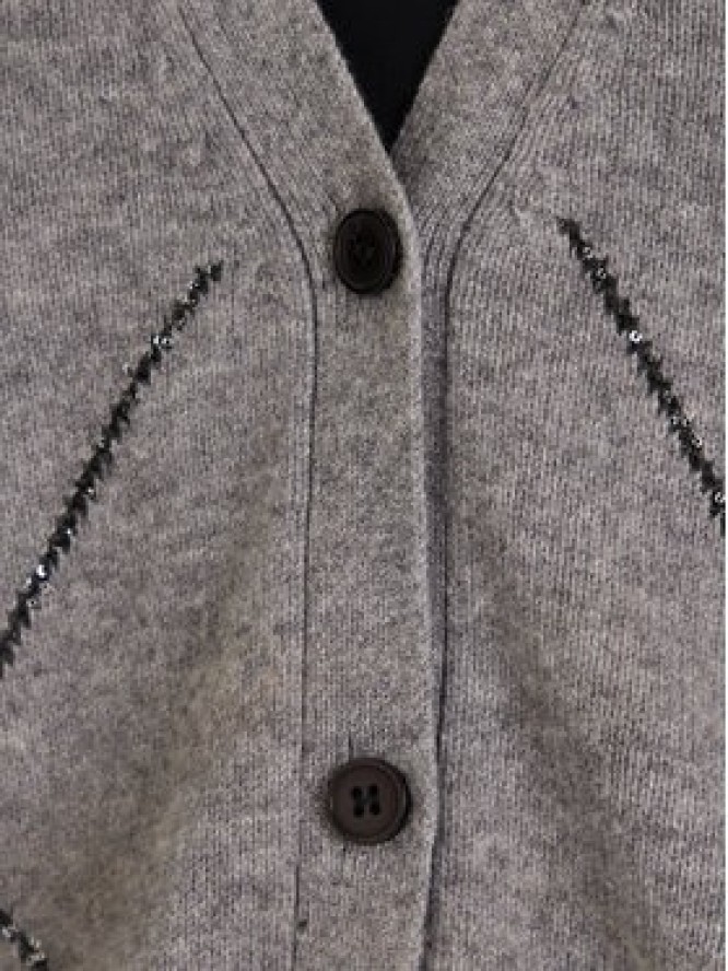 ViCOLO Kardigan 77070F Szary Regular Fit