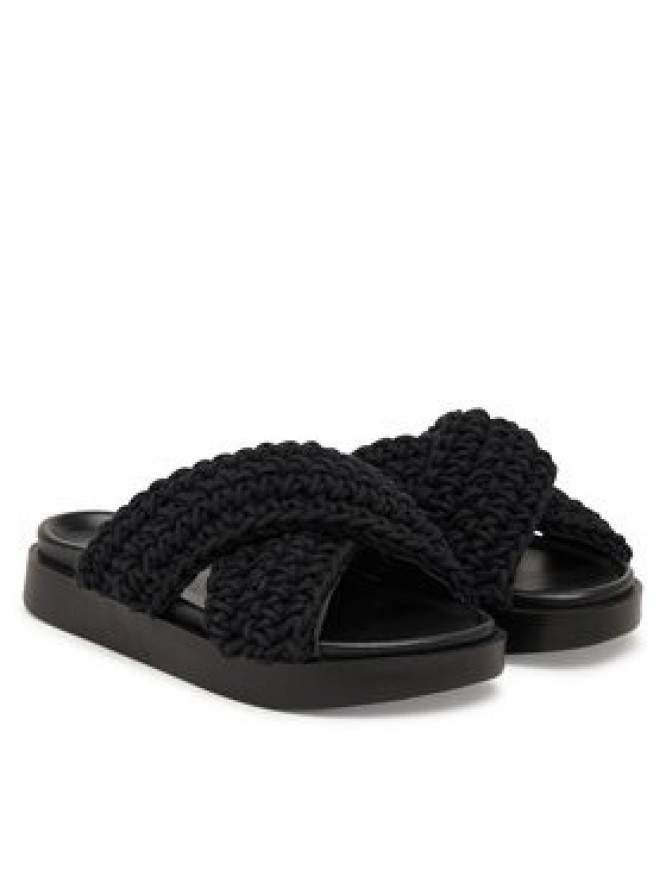 Inuikii Klapki Woven 1004.003.0062 Czarny