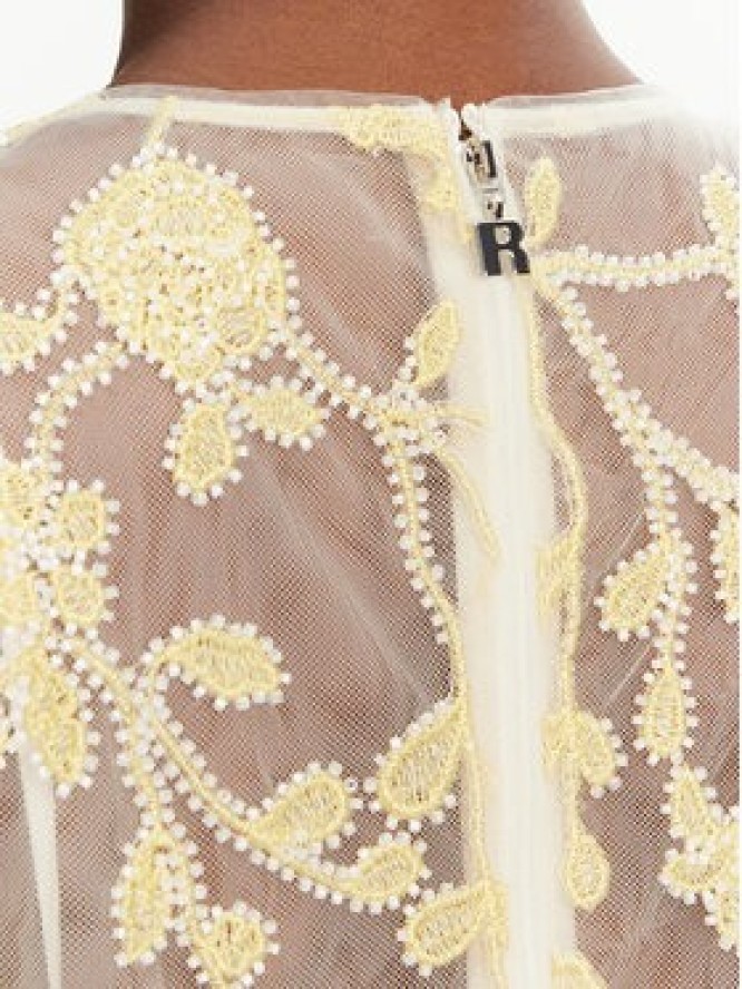 ROTATE Sukienka koktajlowa 113675858 Żółty Relaxed Fit