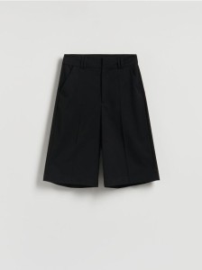 Bermudy z kantem - czarny