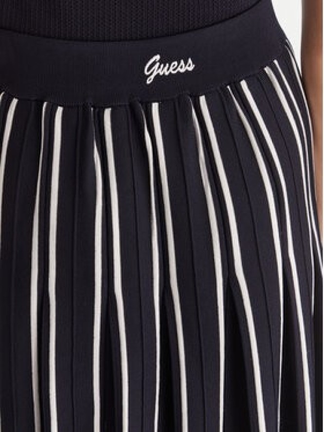 Guess Spódnica plisowana V5GD00 Z3D60 Czarny Regular Fit
