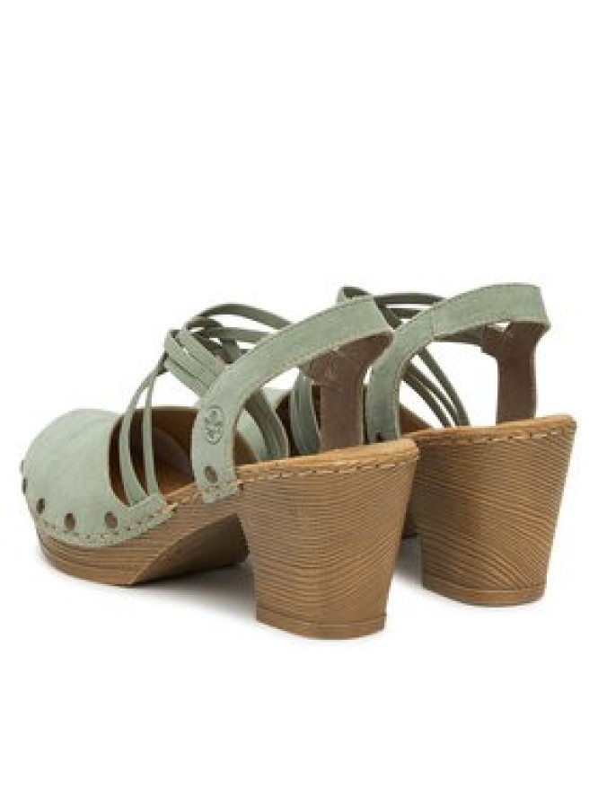 Rieker Sandały 66778-52 Zielony