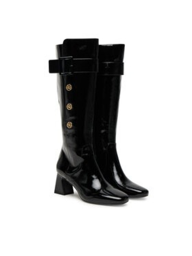 KARL LAGERFELD Kozaki KL31475A Czarny