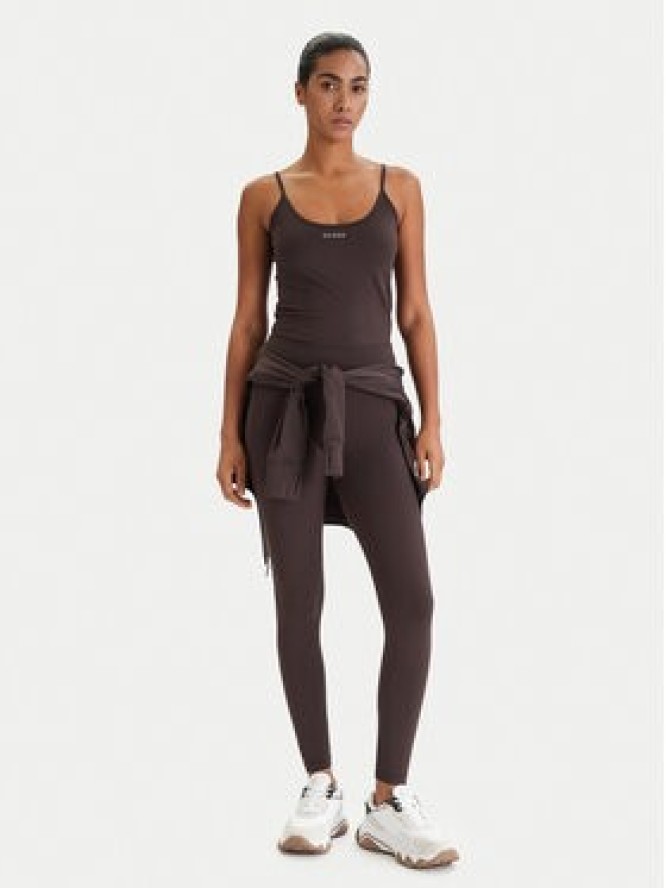 Guess Top V6RP14 KD952 Brązowy Slim Fit