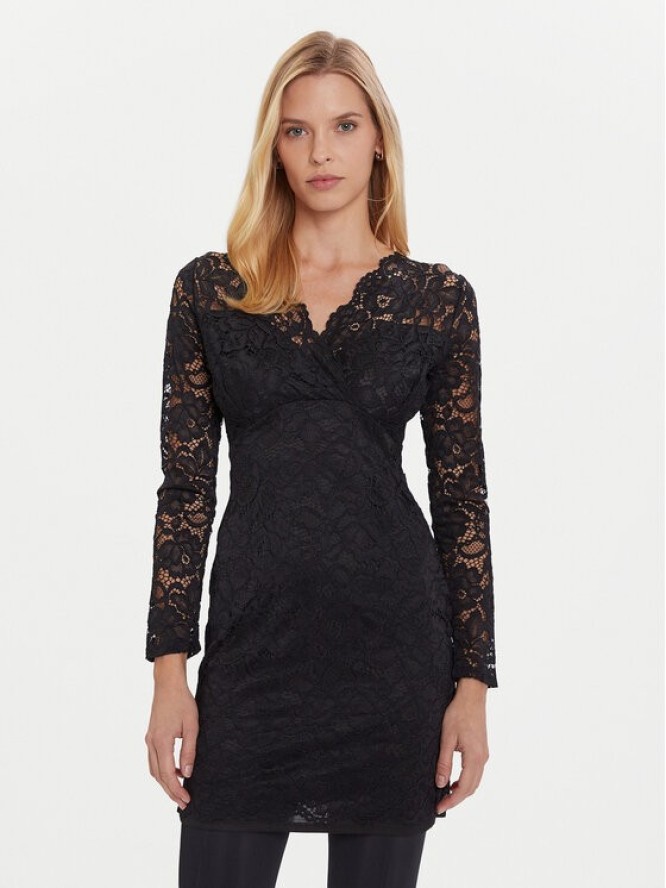 Morgan Sukienka koktajlowa 252-RENEE Czarny Slim Fit