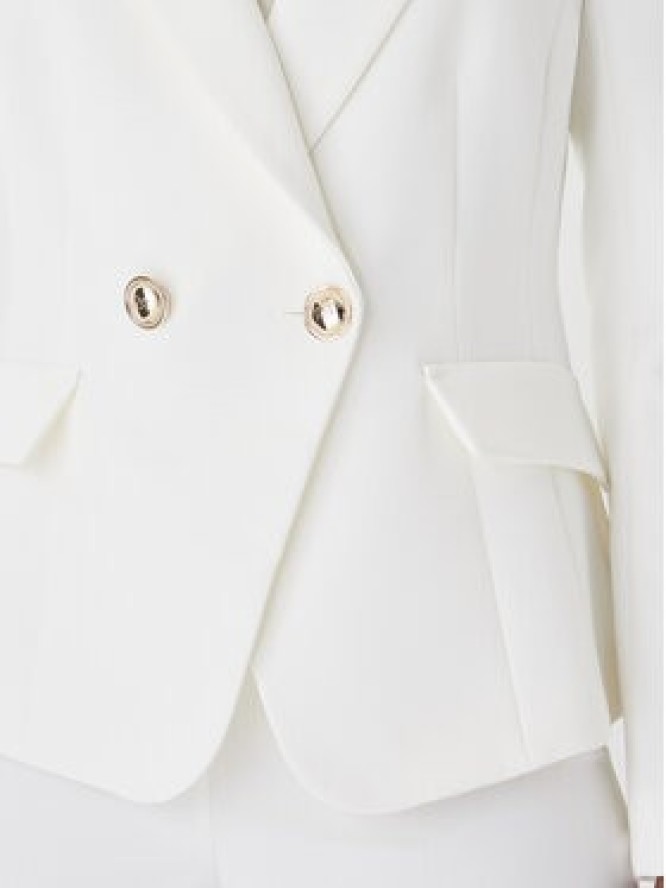 Rinascimento Marynarka CFC0128643003 Biały Regular Fit