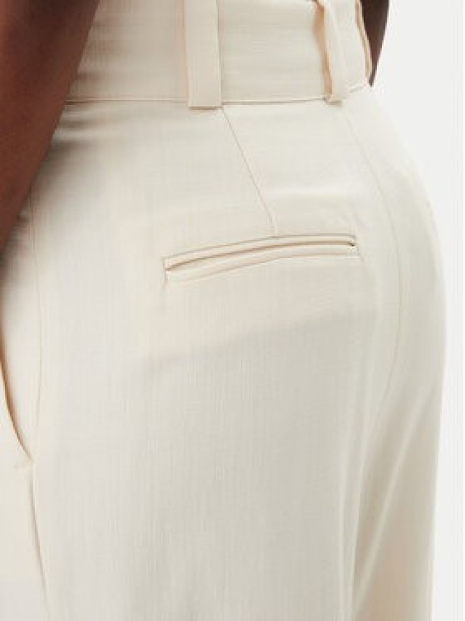 IVY OAK Spodnie materiałowe Prescilla Ann IO115176 Écru Wide Leg