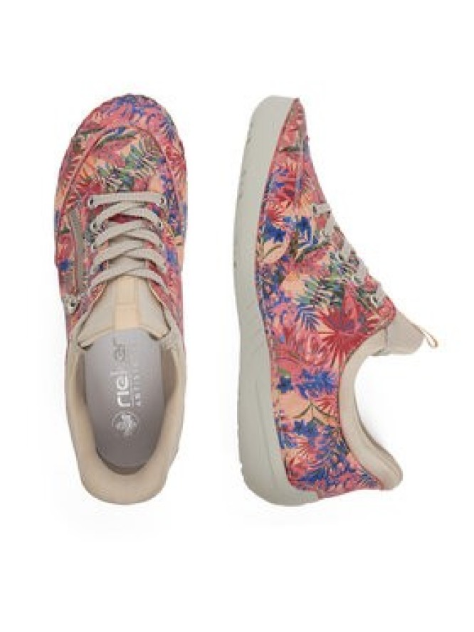 Rieker Półbuty 52567-90 Kolorowy