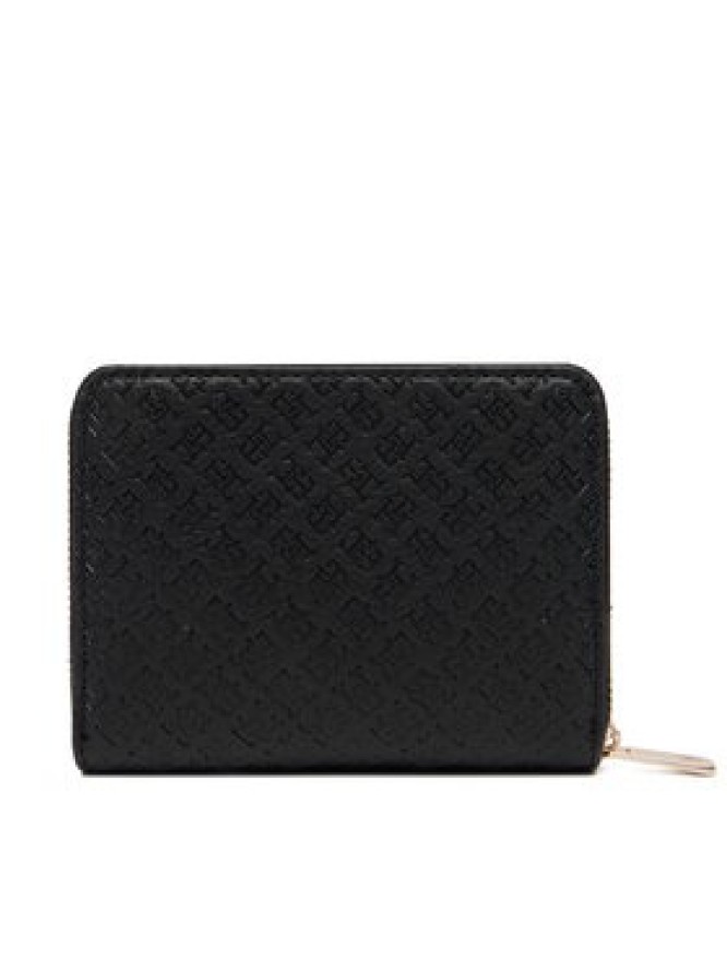 Tommy Hilfiger Portfel Th Icon Med Za W/Flap Mono AW0AW18474 Czarny