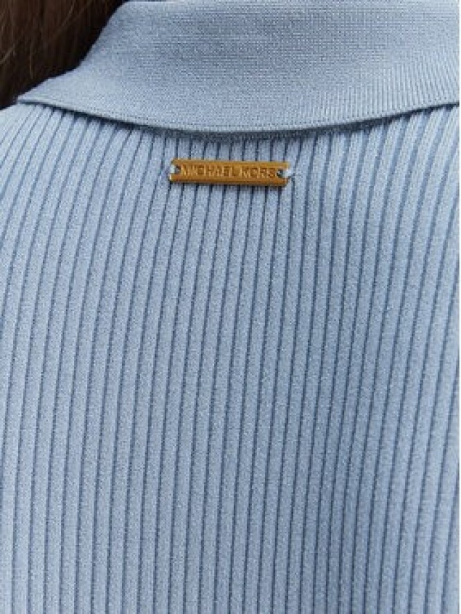 MICHAEL Michael Kors Sukienka dzianinowa MT5834F33D Błękitny Regular Fit