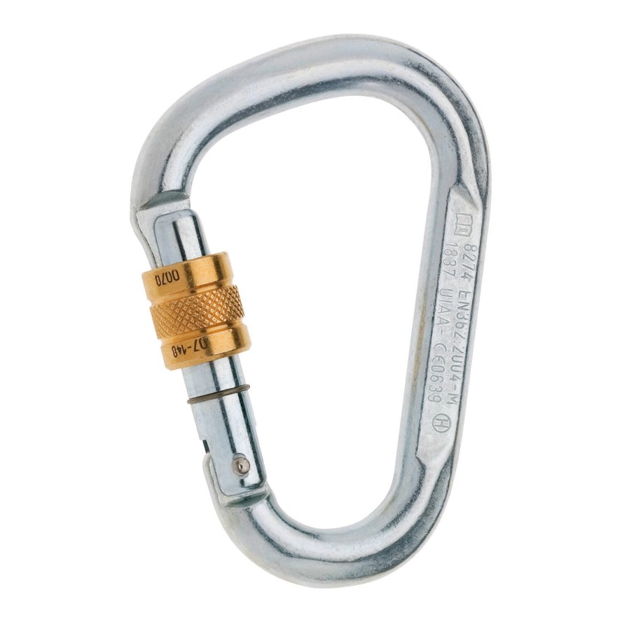 Karabinek HMS Screw Edelrid z zamkiem