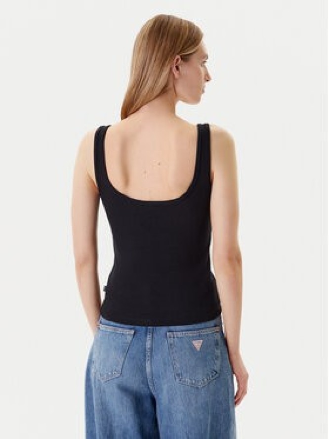 Guess Jeans Top W5YP35 KA0H1 Czarny Regular Fit