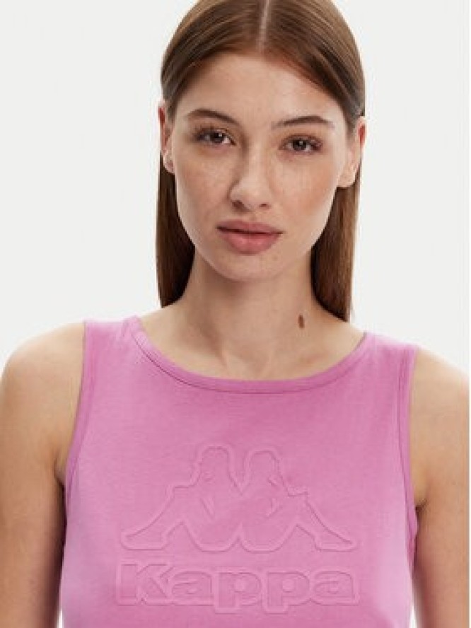 Kappa Top Logo Gria 382129W Fioletowy Regular Fit